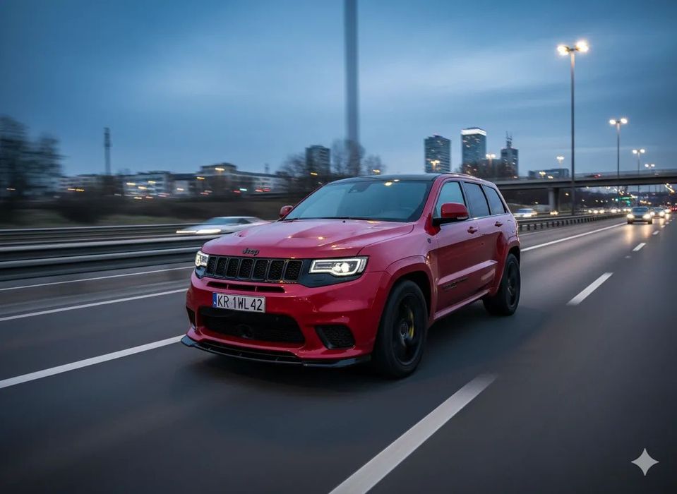 Jeep Grand Cherokee ‼️ Jeep Cherokee SRT TrackHawk‼️717KM FVAT23%! PL Salon! ASO‼️Zamiana!
