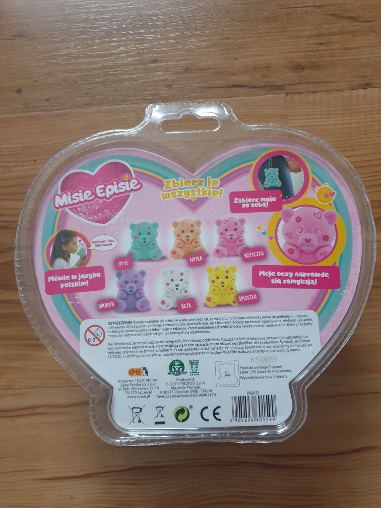 Mis epis, misie episie, pomarańczowy,  Nutka, caluski, Epee