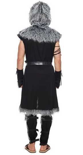 Косплей костюм для карнавалу/Хеллоуїна Темний вікінг з маскою вовка