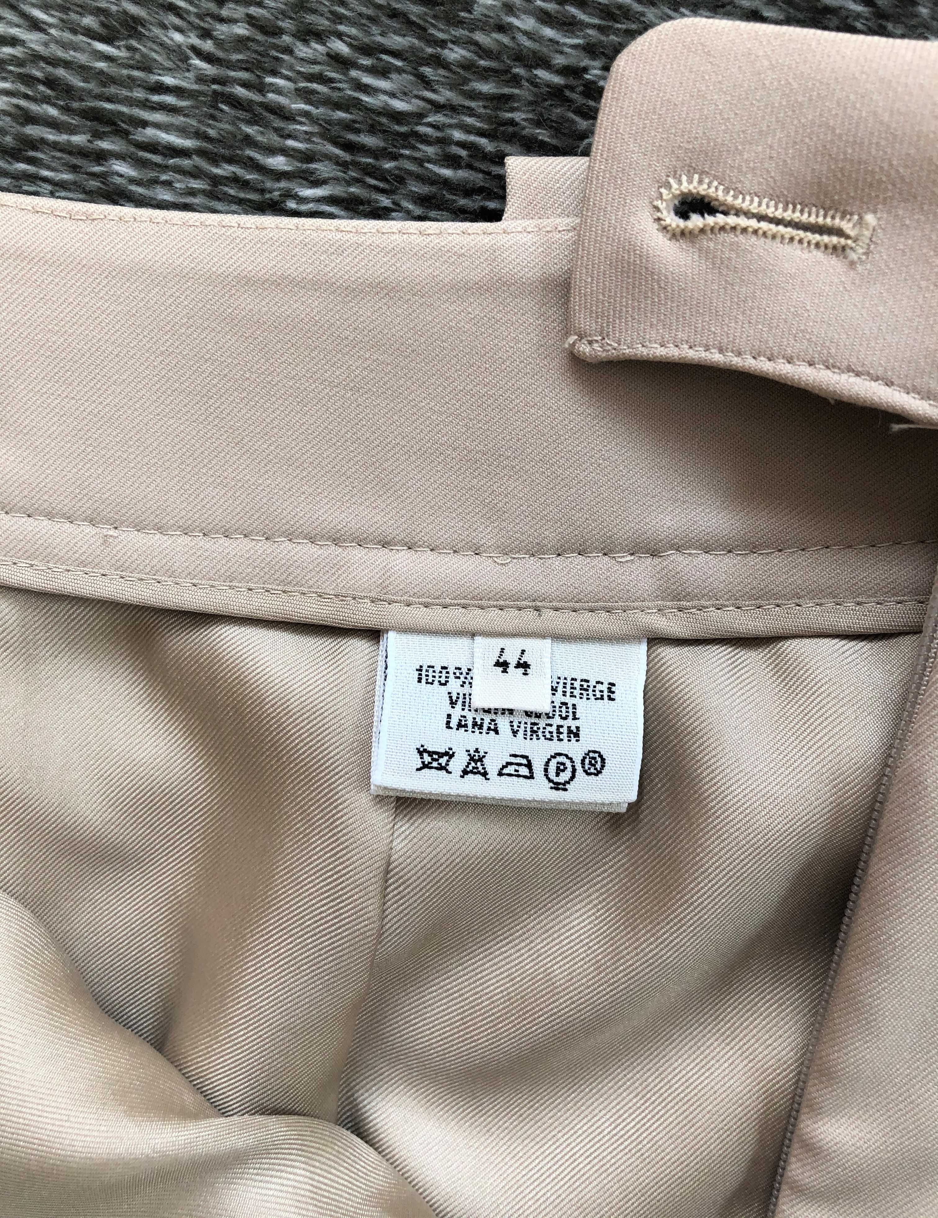 Шикарная винтажная шерстяная юбка миди от hermes эрмес hermès paris