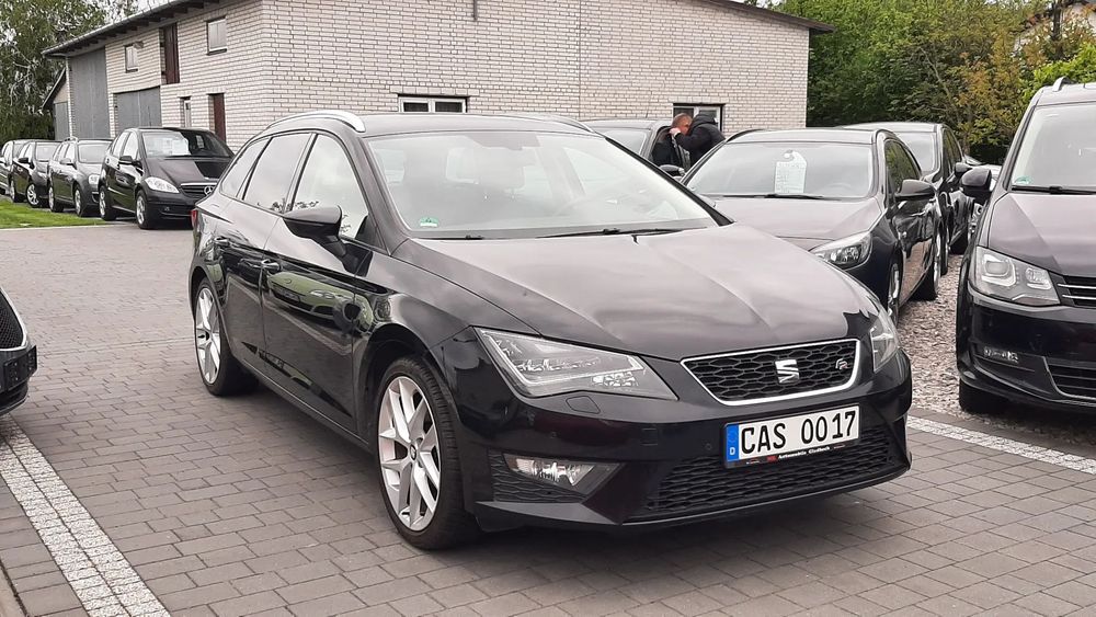 Seat Leon 2.0TDI 184KM FR Automat LED Nawigacja Czujniki parkowania Tempomat