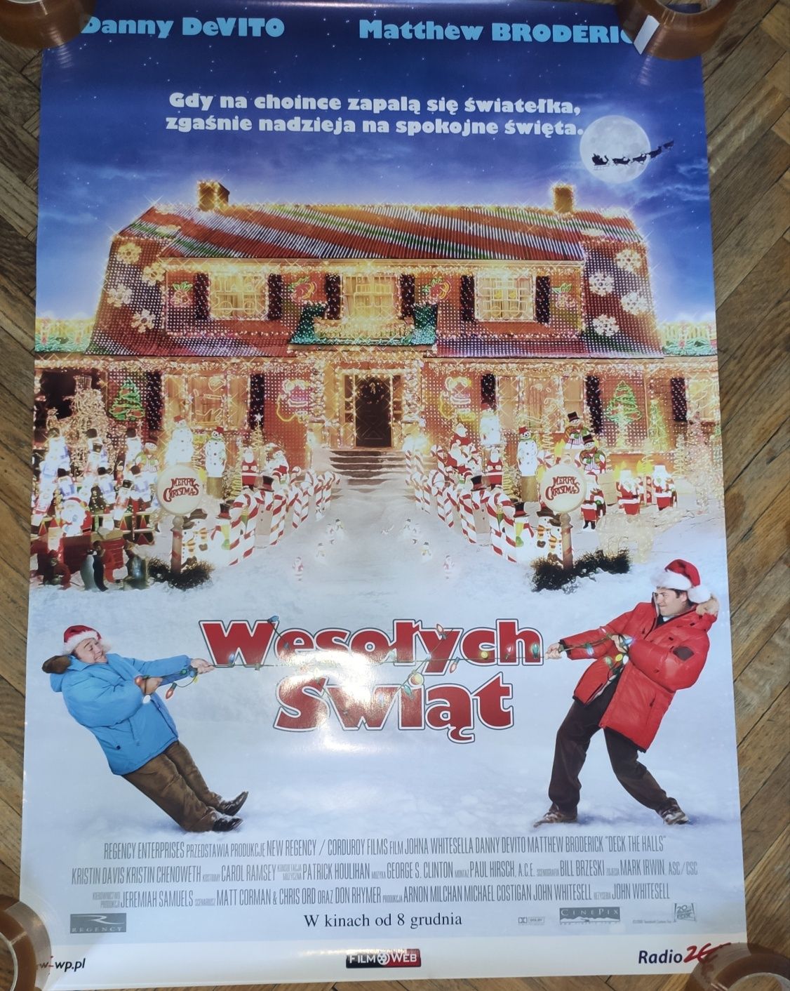 Wesołych świąt plakat filmowy oryginalny Danny de Vito Broderick