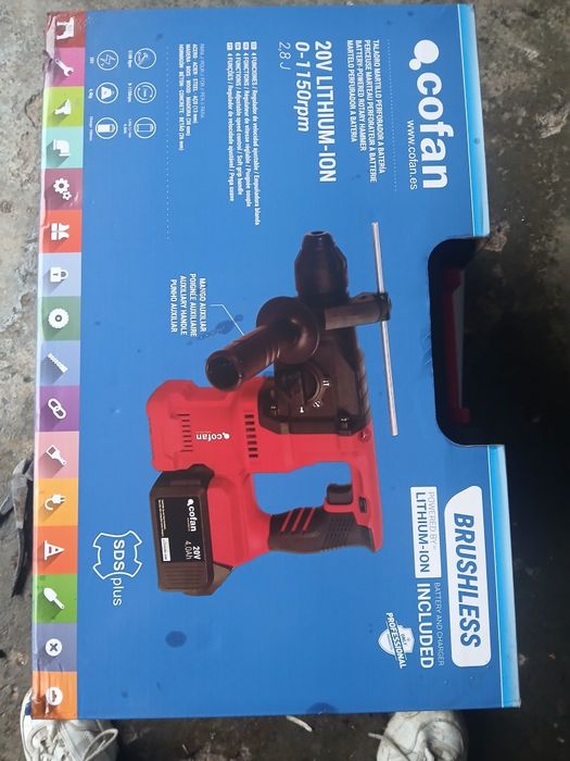 máquina de furar de bateria nova