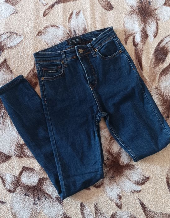 Джинси скіні сині