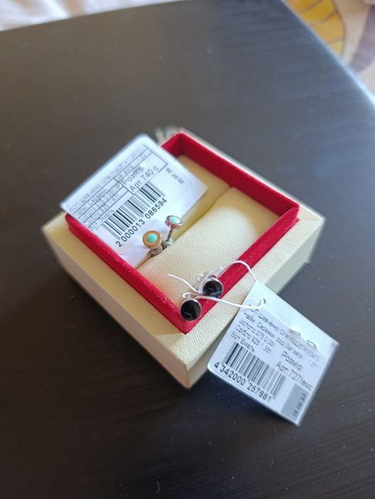 Серебряные серьги