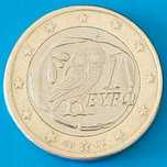 1 Euro de 2002 Letra S da Grécia, Mocho