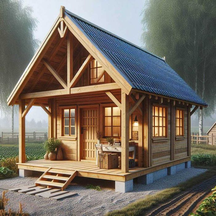 Колиба альтанка пергола навес дерев'яна хата