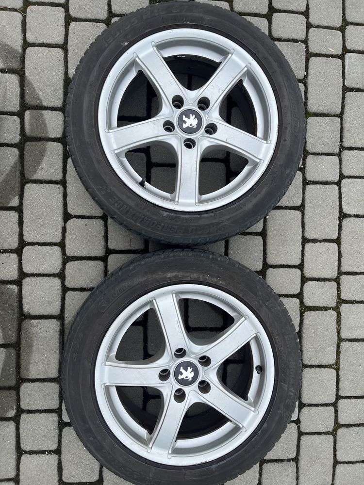 Alufelgi 5x108 16 cali Peugeot 208, 308, Citroen opony 195/55/16