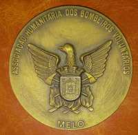 Medalhas Bombeiros, Voluntários Melo, Espinhenses, e Peso Régua.