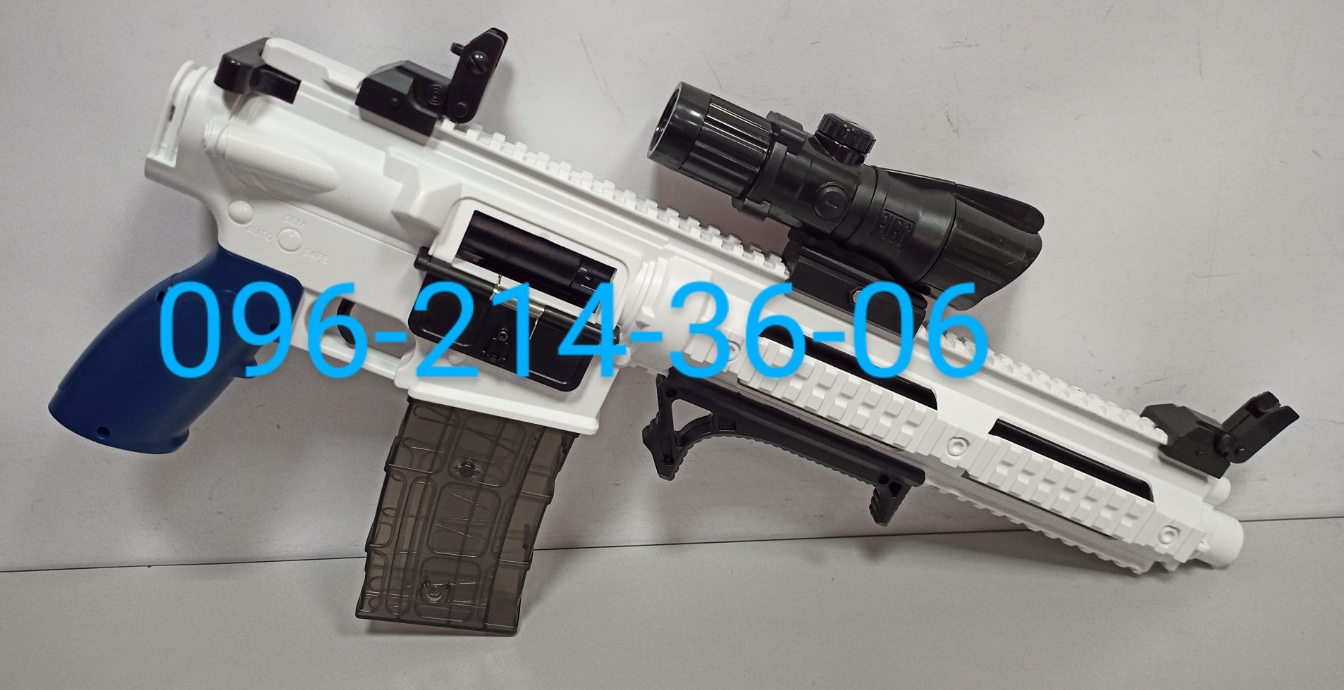 Детский автомат M416 с гильзами и оптический