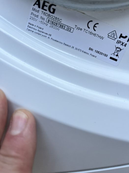 Сушильна машина AEG T6DBG28SC 2021 рік!