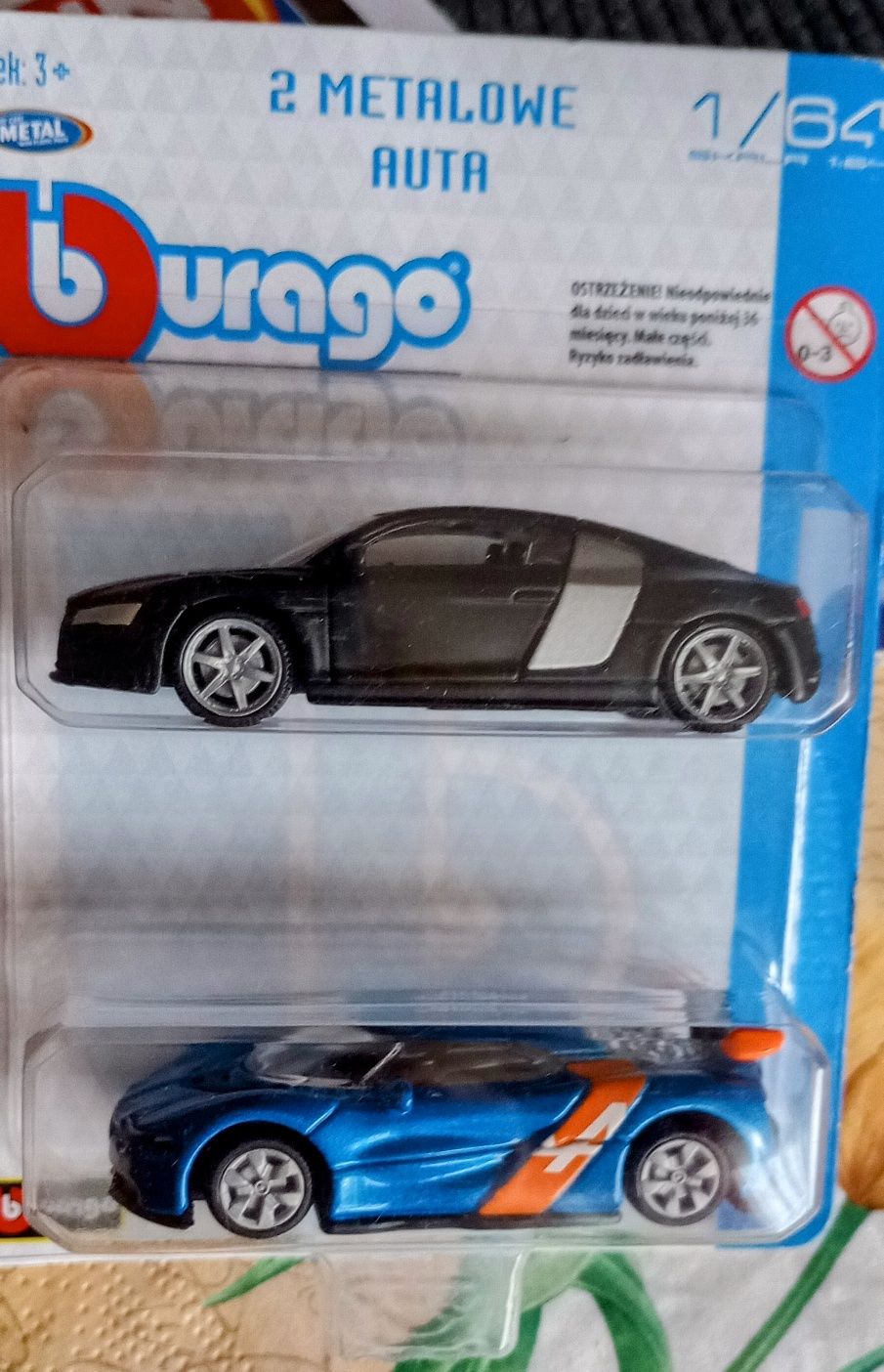 Modele Bburago 2 auta Audi R8 i Renault Alpine A110-50 Nowe