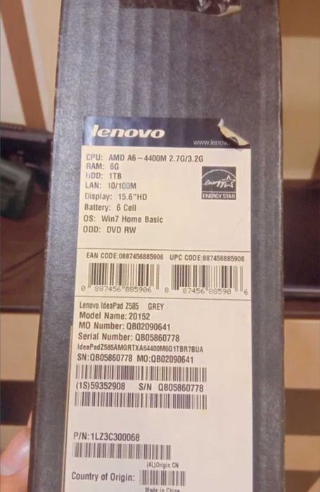 Ноутбук Lenovo Z585