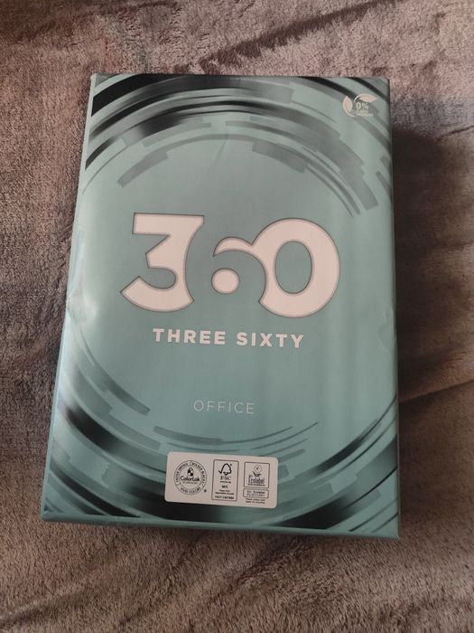 Папір офісний A4 "360 Office" 80г/м2 C .500арк.