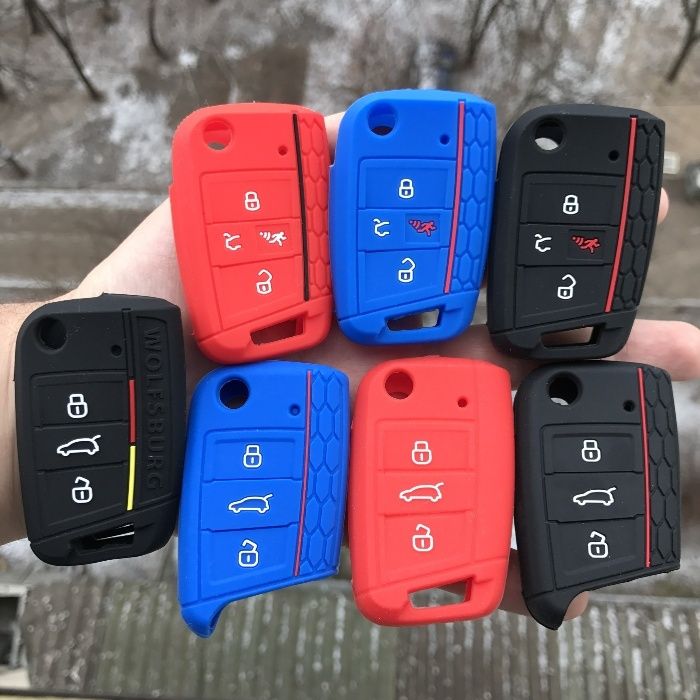чехол для ключа Volkswagen Passat,Golf,Tiguan,Touareg,Polo,Jetta