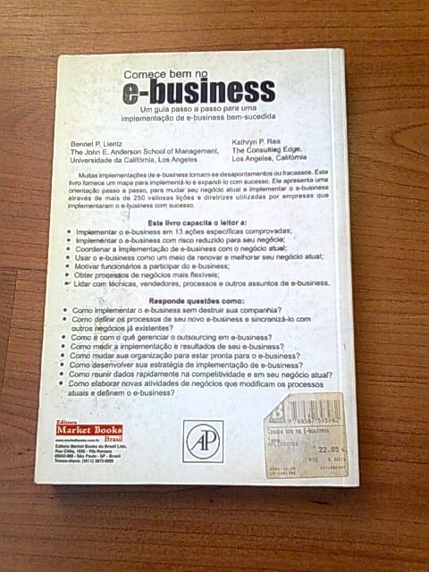 Livro «Comece bem no e-business»