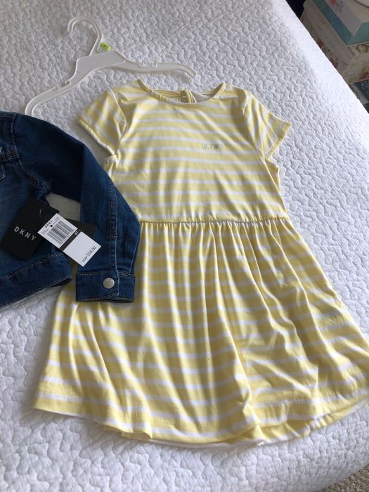 DKNY komplet sukienka + katanka na 4 altka