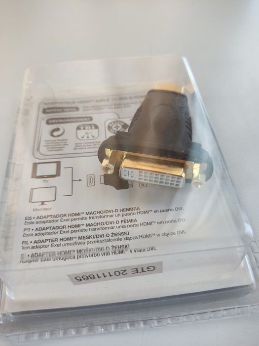 Adaptador DVI D para HDMI