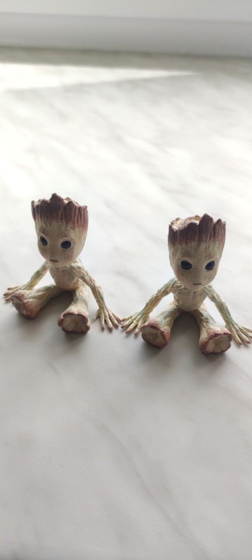 Własnoręcznie malowane figurki Groot - 3D druk