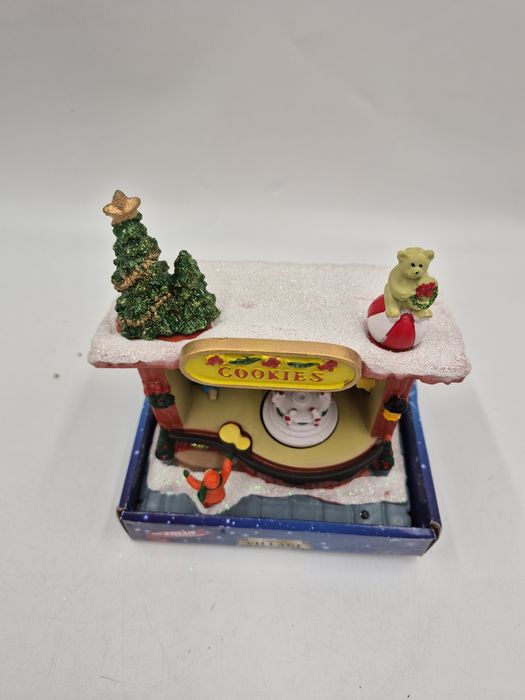 Wioska pozytywką  scena świąteczna Led