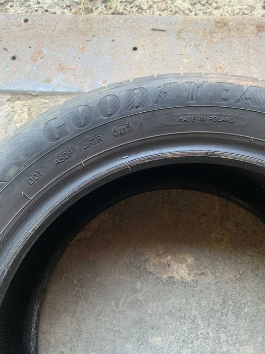 Комплект бу шин Goodyear 205/55 r16 91v літо