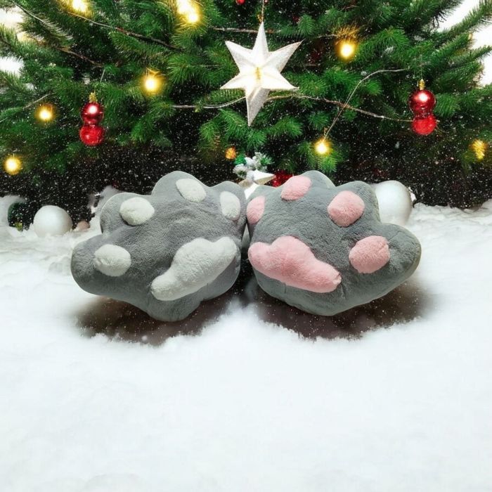 Тапа лапка 45 см подушка лапка фіолетова, рожева, сіра, біла таба лапк