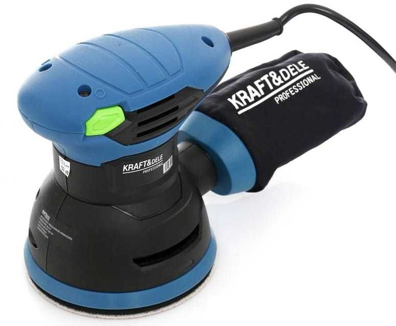 KRAFT&DELE Szlifierka Mimośrodowa Polerka Drewna 1100w 125m KmD1684-Z
