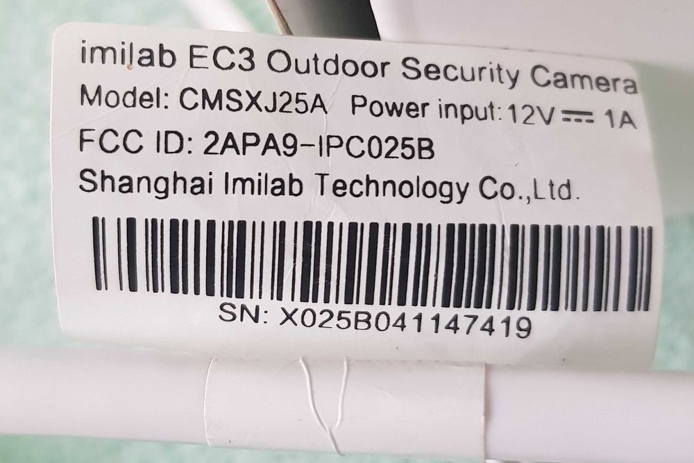 XIAOMI imilab EC3 - zewnętrzna kamera do monitoringu