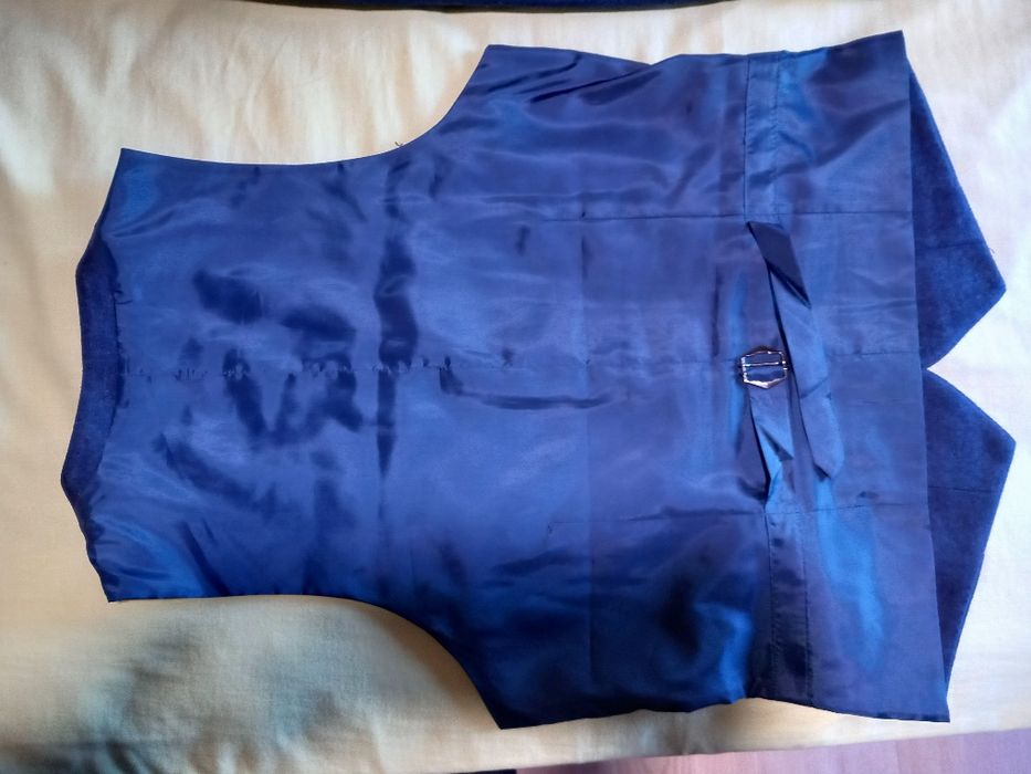 Conjunto Fato Alta costura Harry Brown Lã de Melano