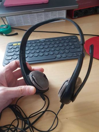 Słuchawki garnitura Plantronics USB z mikrofonem