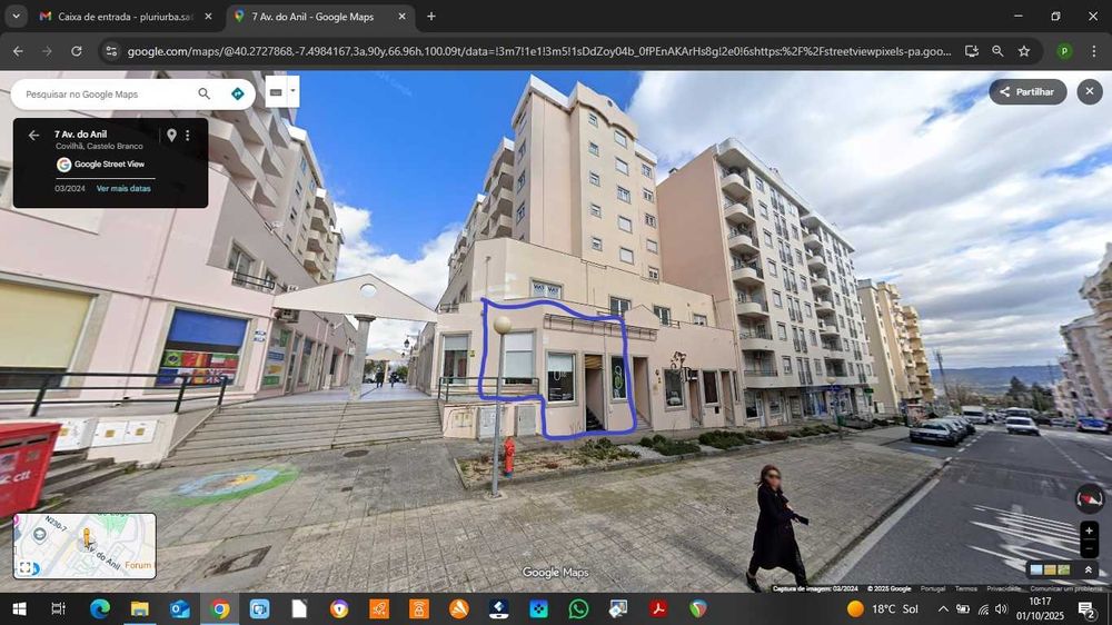 Loja para arrendamento Av. da Anil Covilhã