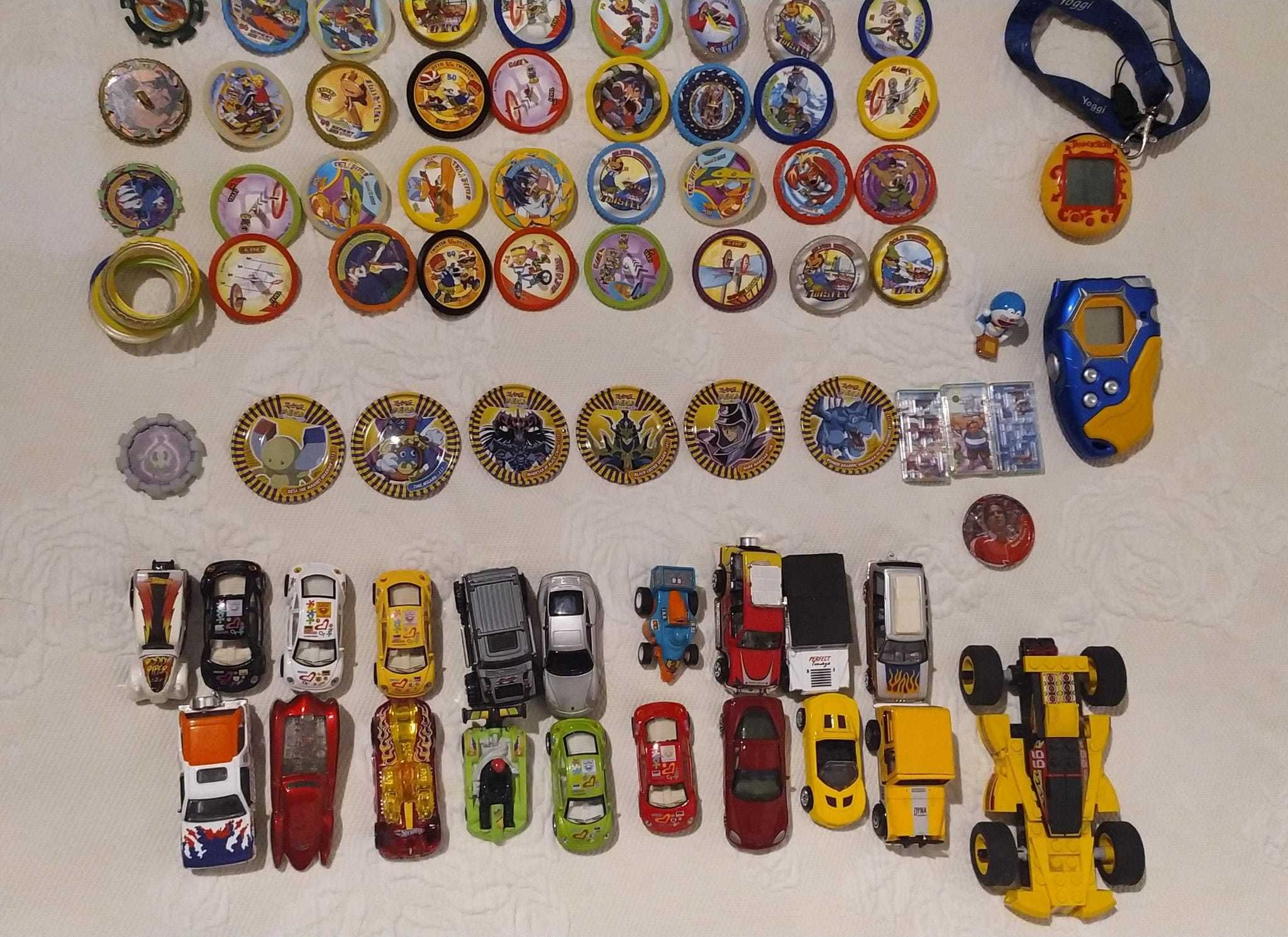 Tazos Pokémon/Shin Chan/Yu-Gi-Oh!/Bollycao/Carros Hot Wheels/Etc