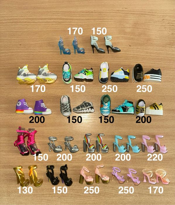 Аксесури та взуття для Rainbow high, рейнбоу хай