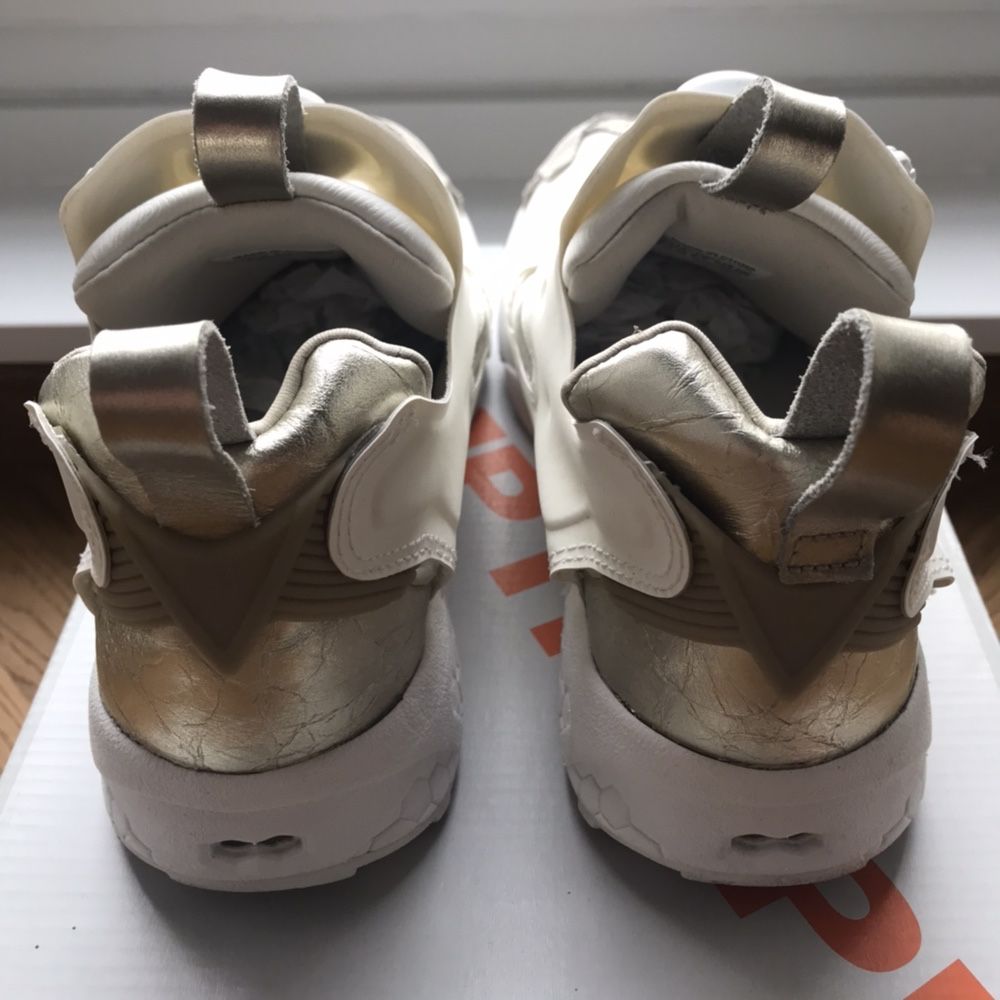 Reebok Instapump Fury White Gold WMNS US6.5 EUR37 UK4 CM23.5