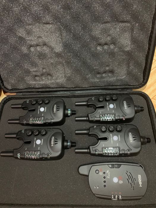 ‼️Найкраща ціна Сигналізатори клювання Hirisi S8(4+1) / Carp Pro Q5