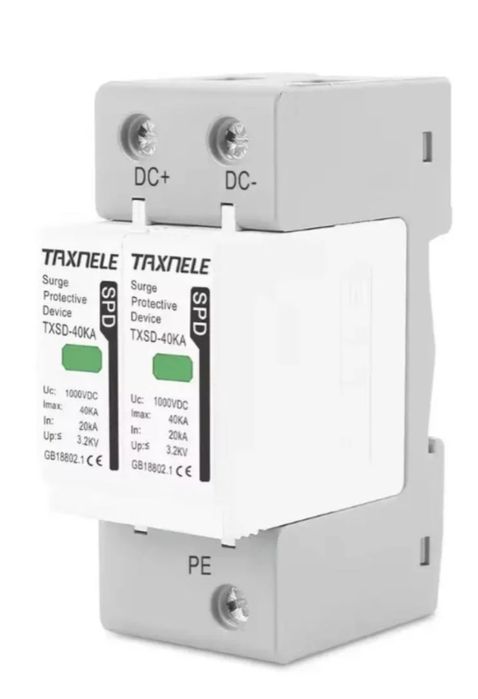 ПЗІП УЗИП SPD ОПН блискавко захист 1000v DC TXSD-40KA 2P Taxnele
