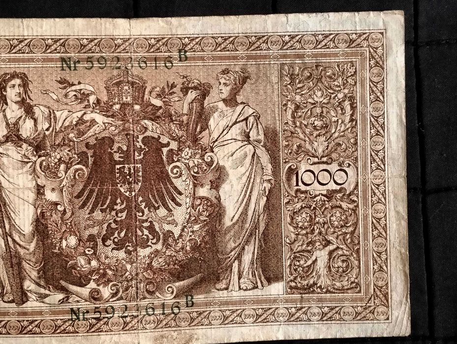 Banknot 1000 marek niemieckich 1910, Niemcy