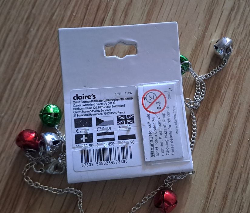 Conjunto Colar e brincos Clarie's - Novo