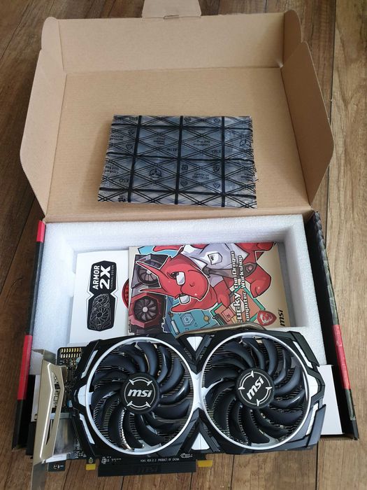 Karta graficzna MSI Radeon RX 570 ARMOR 4GB Stan idealny !