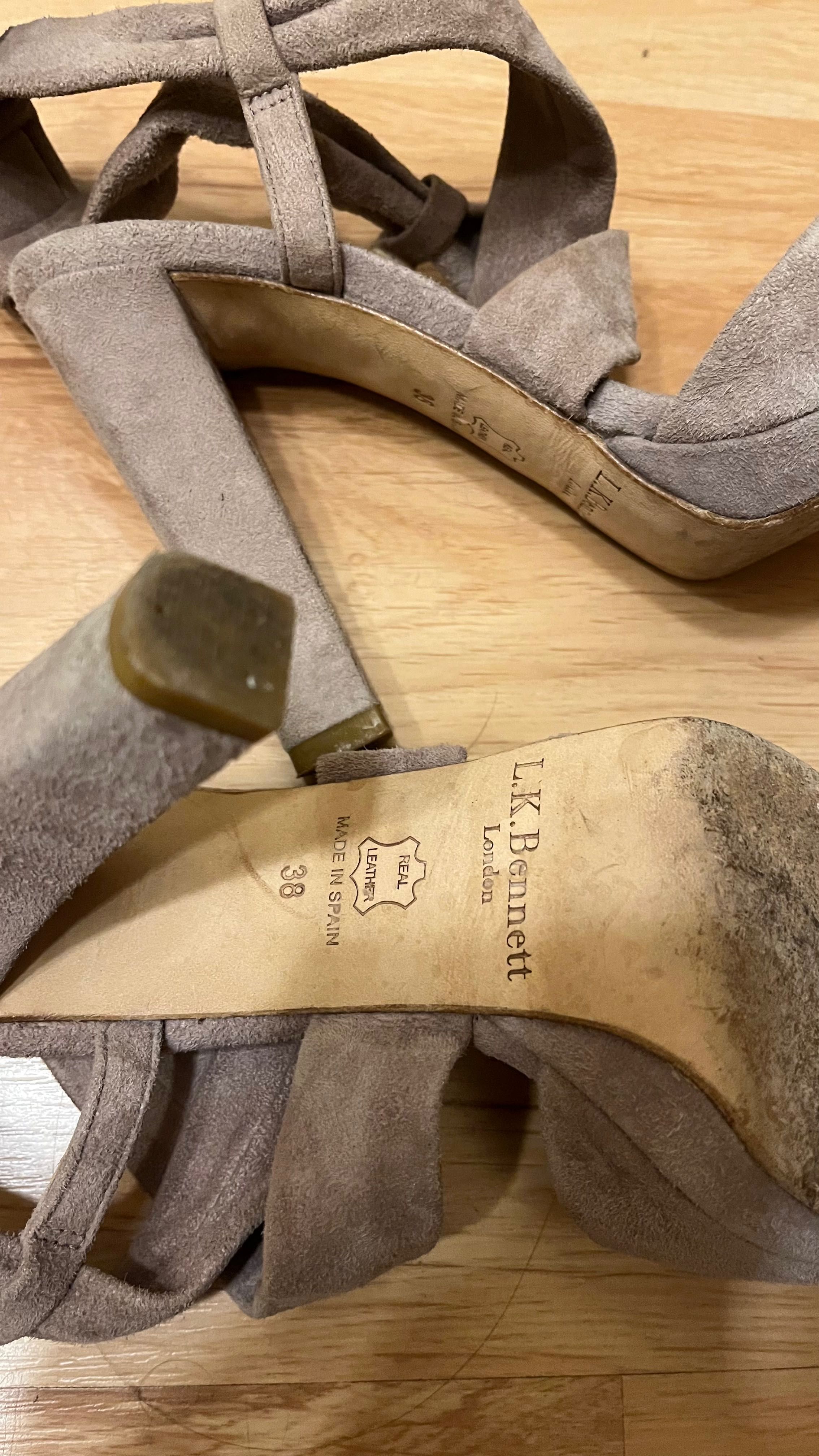 Buty na obcasie Skórzane l.k. Bennett 37/38