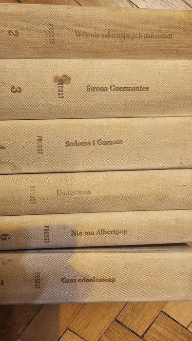 Proust, W poszukiwaniu straconego czasu, tomy 2-7