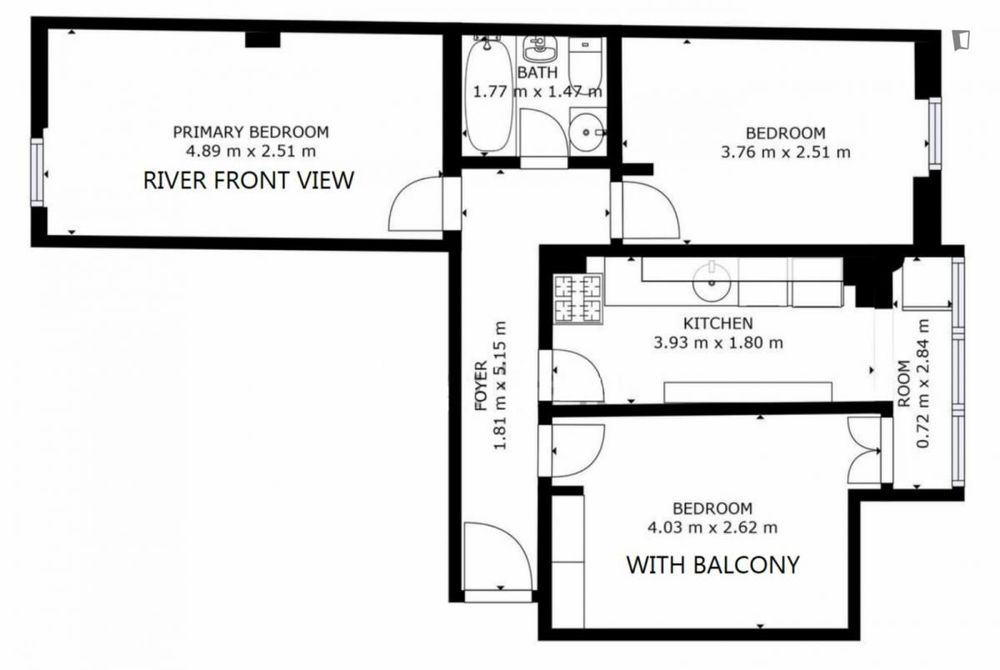 Quarto - localizado em Santa Apolónia Lisbon