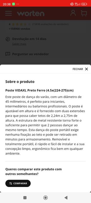 Varão POLE Dance