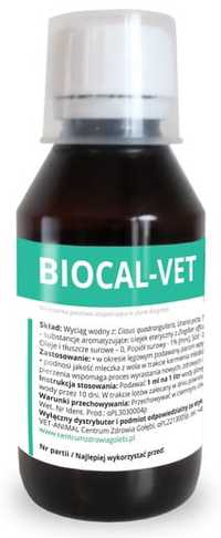 BIOCAL-VET – katalizator w lotach I pierzeniu, 125ml