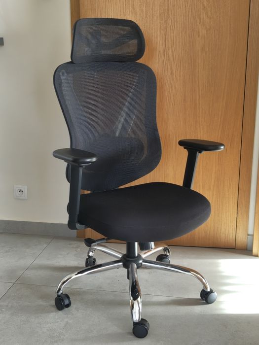 Fotel biurowy HOLLUDLE ergonomiczny - jak nowy - krzesło