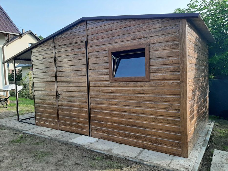 Domek Narzędziowy 3x3 plus wiata Gratis Transport i montaż Ocynk