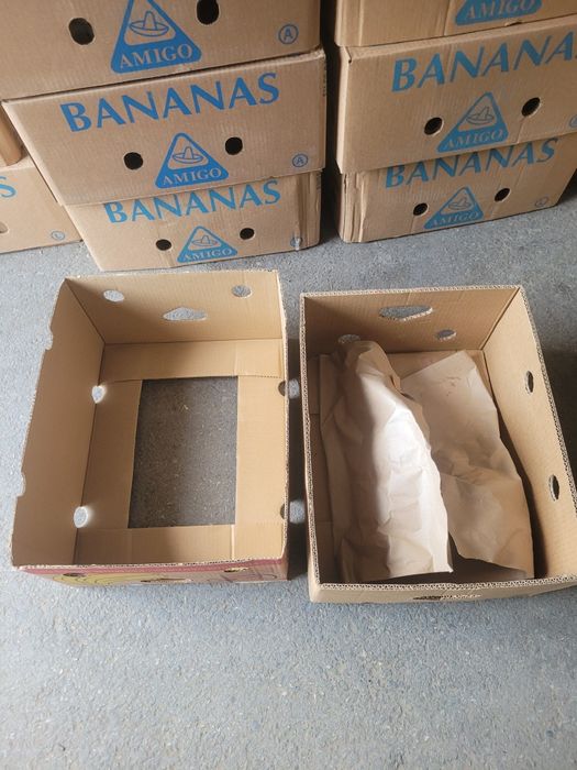 Kartony po bananach duże ilości bananówki