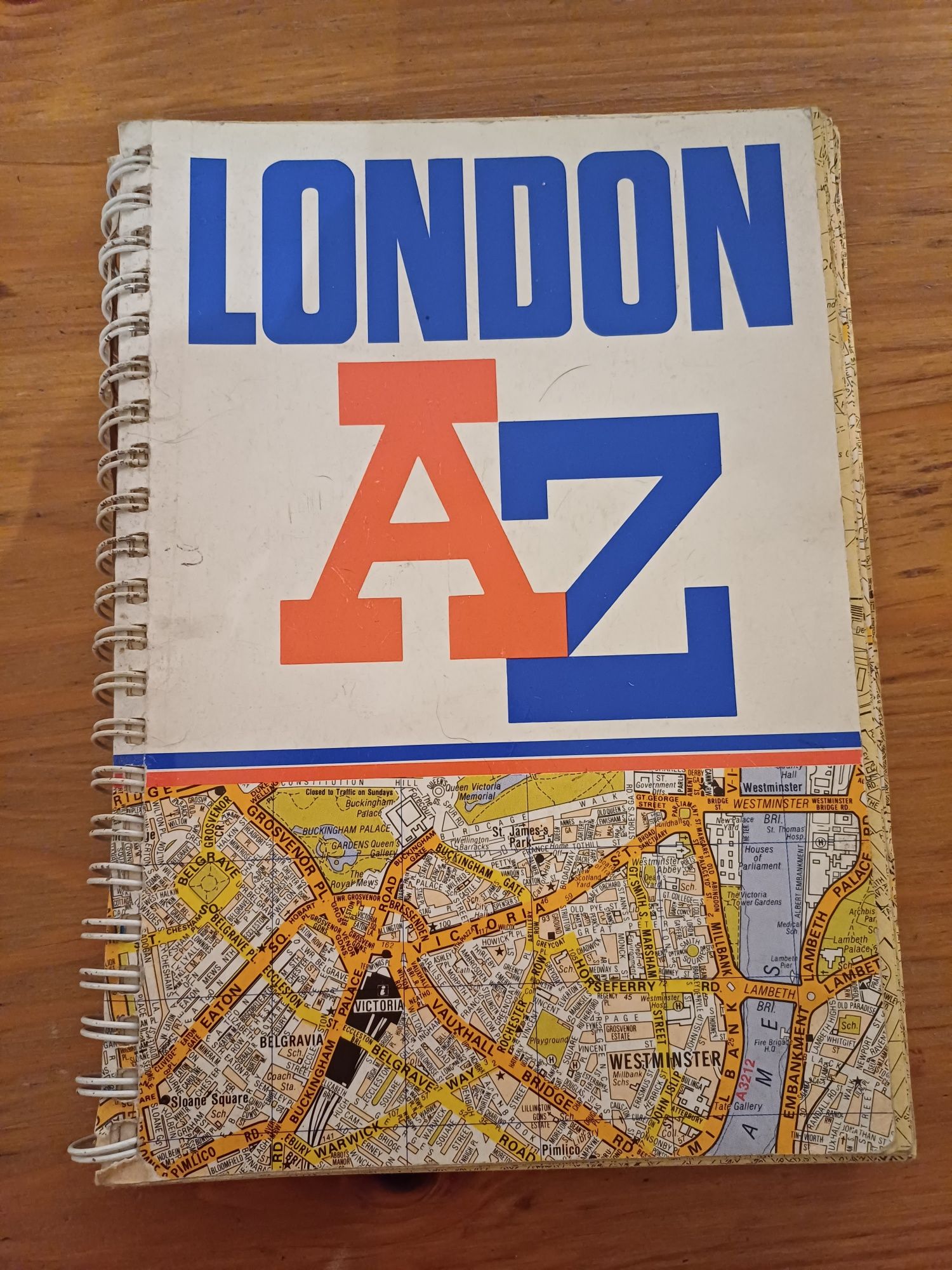 Atlas plan miasta Londyn London A-Z
