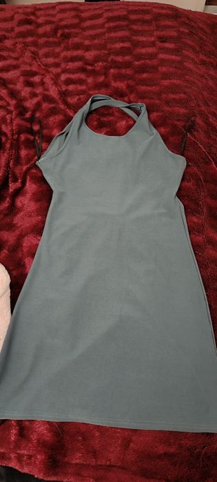 Vestido cinzento sem costas tamanho S. Usado