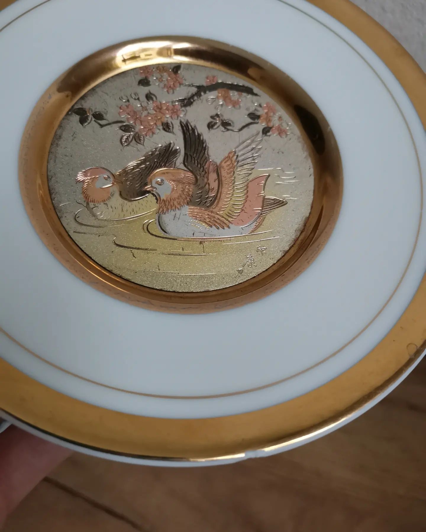 Talerzyk japoński ptaki International Porcelain